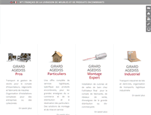 Tablet Screenshot of girard-agediss.com